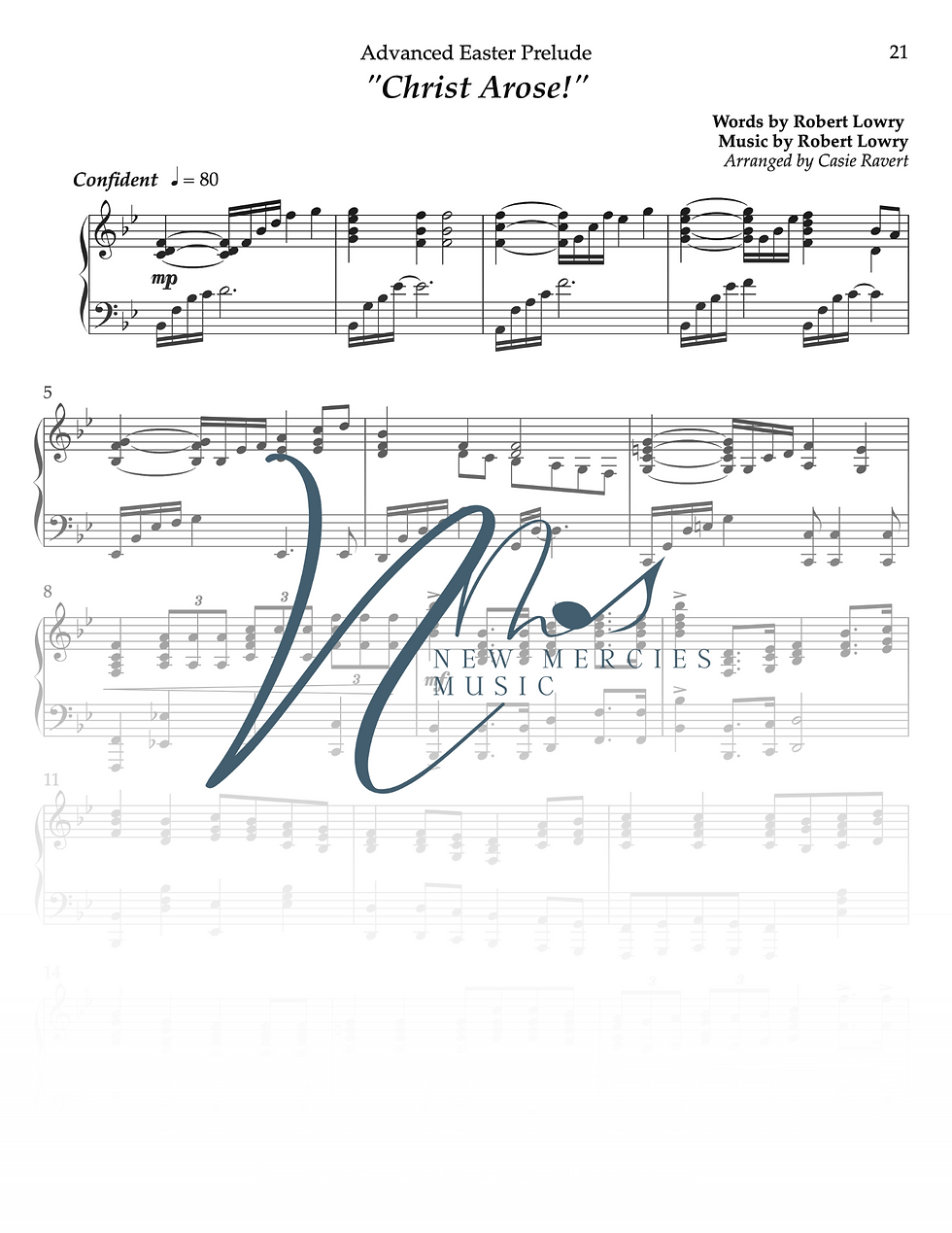 Thumbnail: Easter Prelude: Volume 7 Advanced Piano
