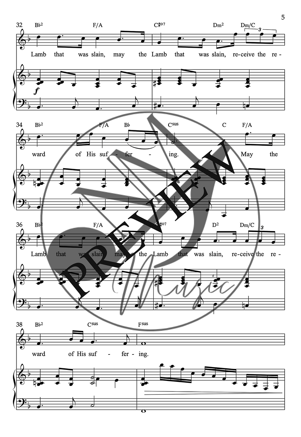 Thumbnail: The Lamb Is Worthy - High Solo