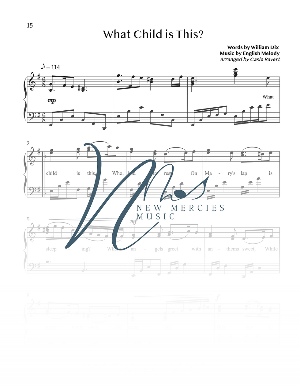 Thumbnail: Christmas Hymns Piano Book ~ Late Beginner Solos Volume3