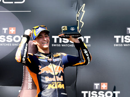 Acosta Senang Bisa Meraih Double Podium Perdananya Bersama Tim KTM