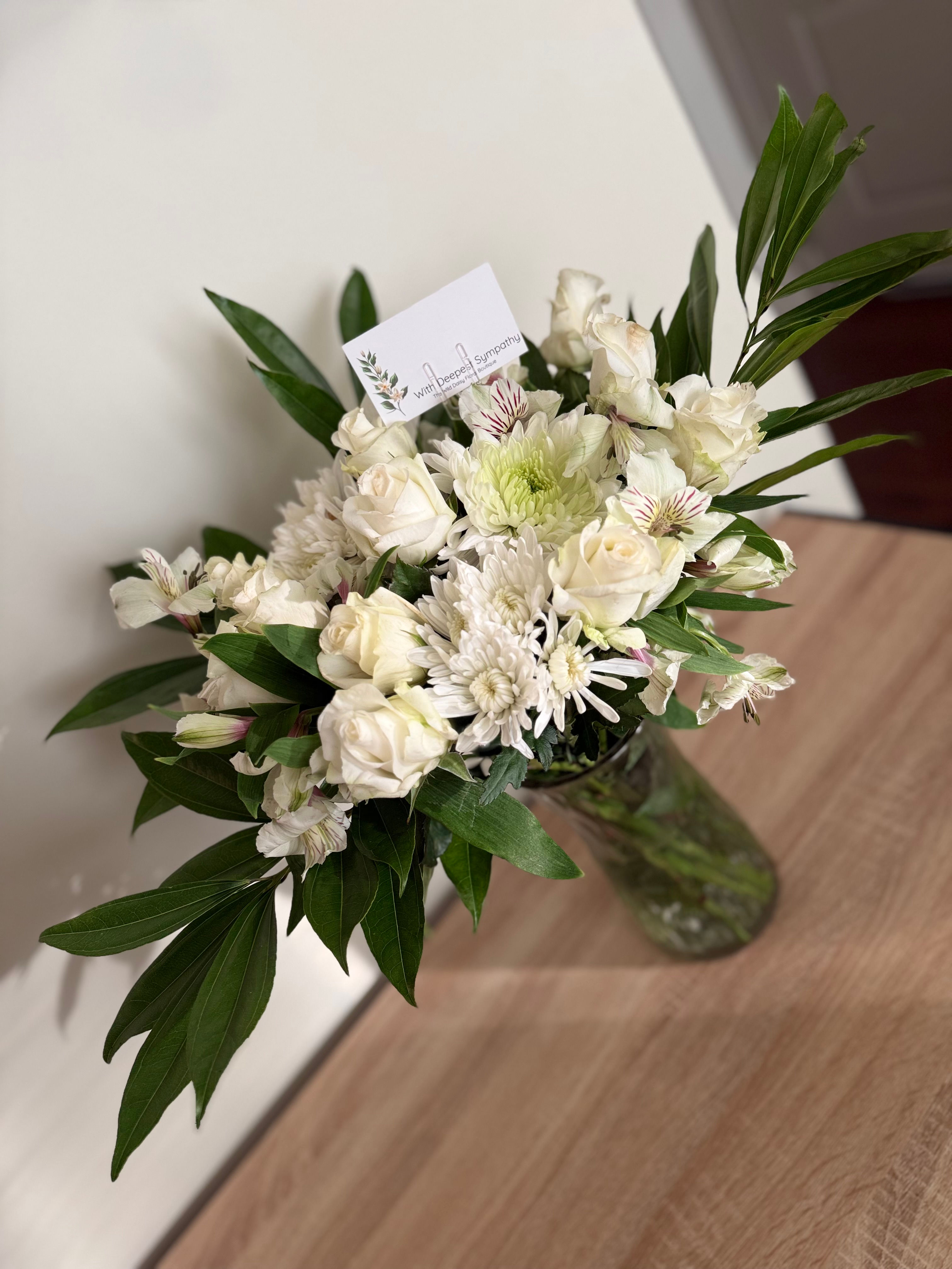 With Deepest Sympathy Arrangement