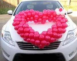 Миниатюра: Оформление свадебных автомобилей