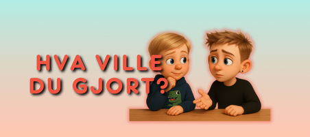 Max og Leo tenker på hva de ville gjort