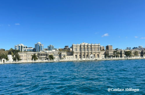 Dolmabahçe Palace from the Bosphorous
