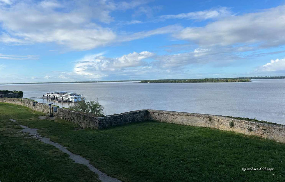 Overlooking the Gironde Estuary from Blaye Citadel
