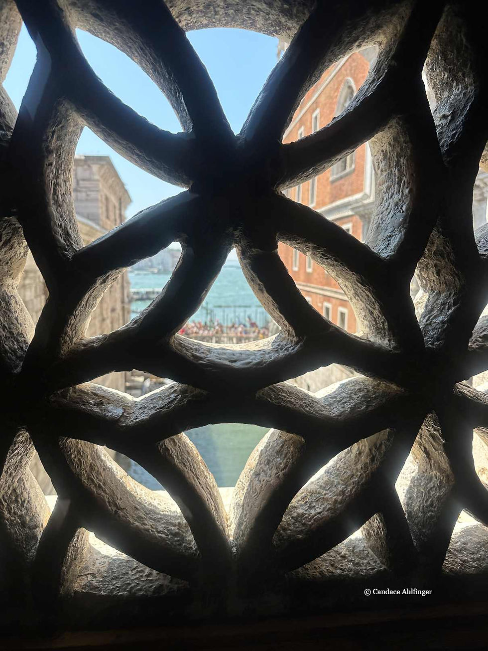 Last View of Freedom from the Bridge of Sighs