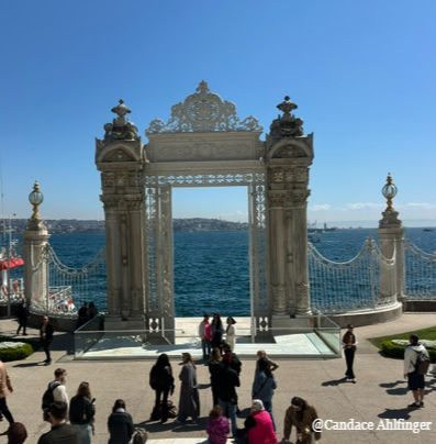 Dolmabahçe Palace Entrance from the Bosphorous River