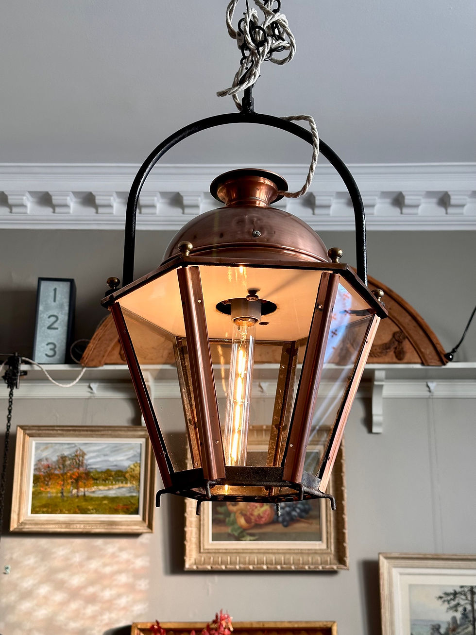 Thumbnail: Antique Copper Street Lamp