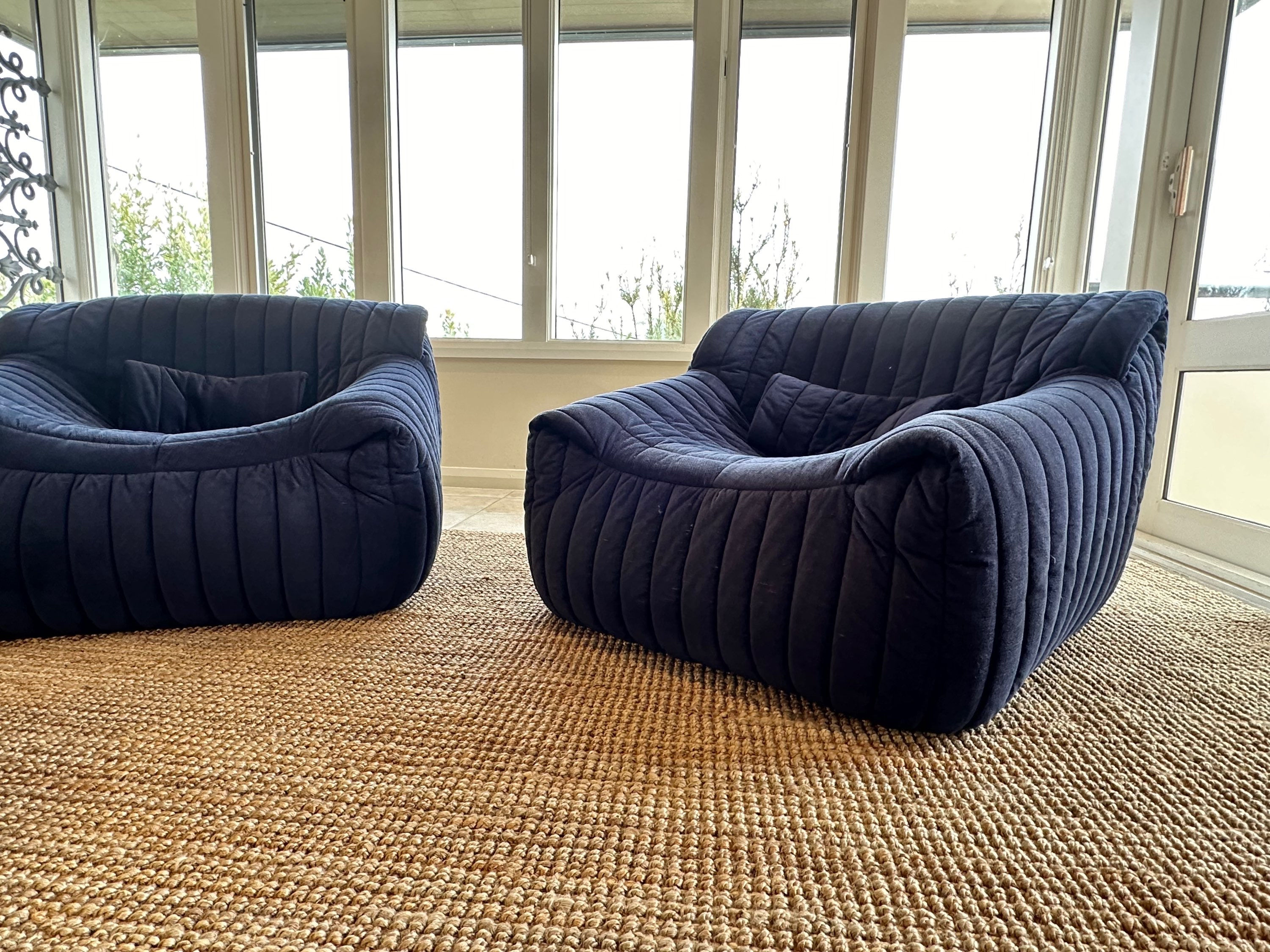 1970's Designer Lounge Chairs