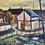 Thumbnail: Colourful Village Life. 77 x 62cm
