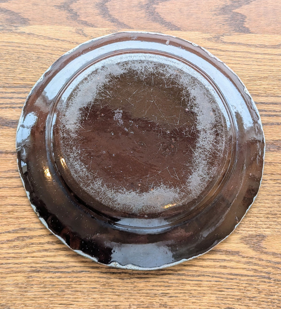 Thumbnail: Blue and White Black Bottom Plate #2