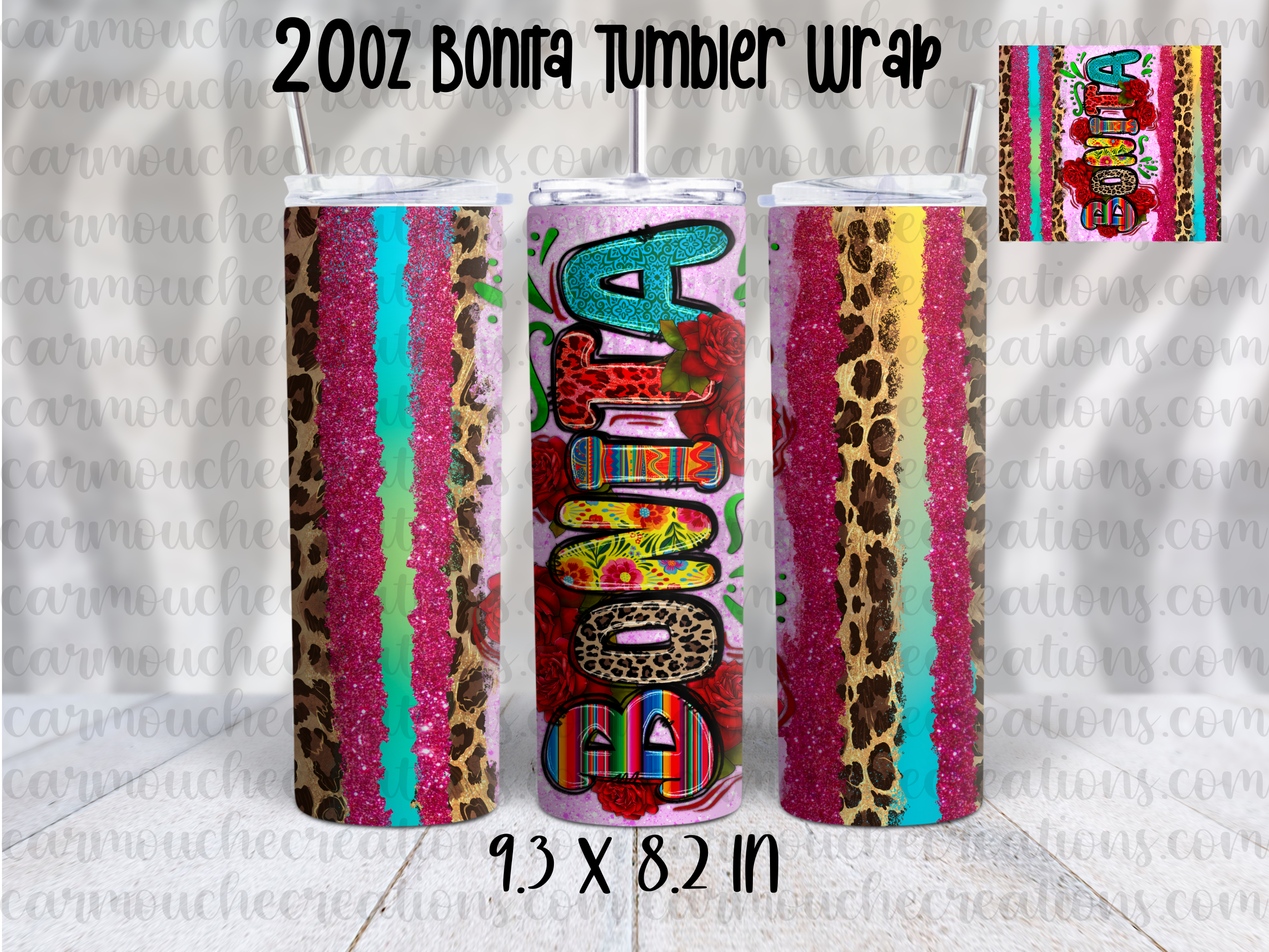 108TW 20 oz Bonita Tumbler Wrap