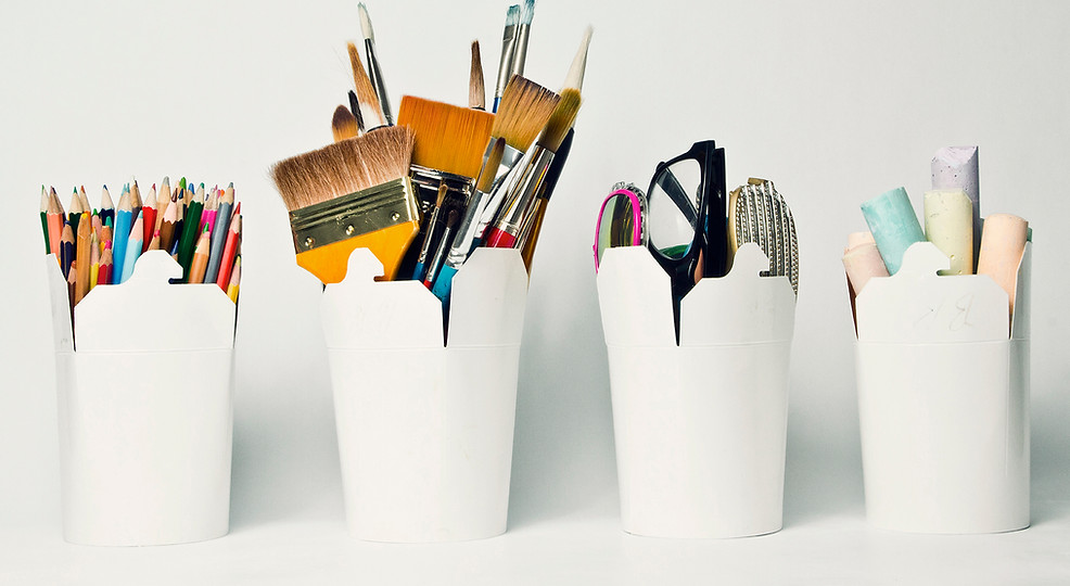 Storage containers for art and craft