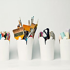 Storage containers for art and craft