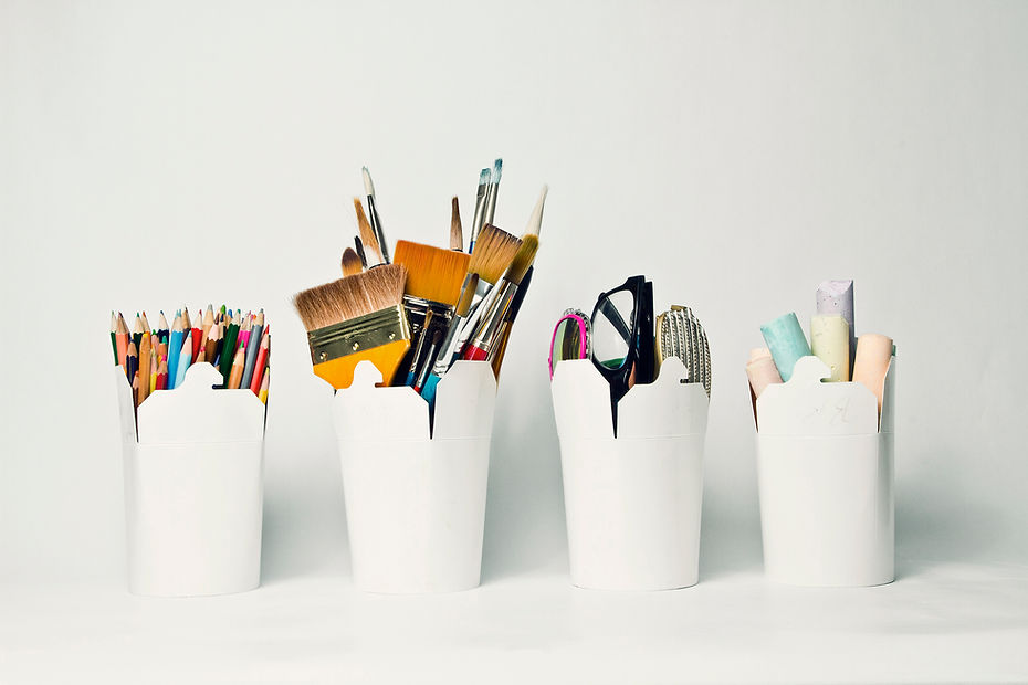 Storage containers for art and craft