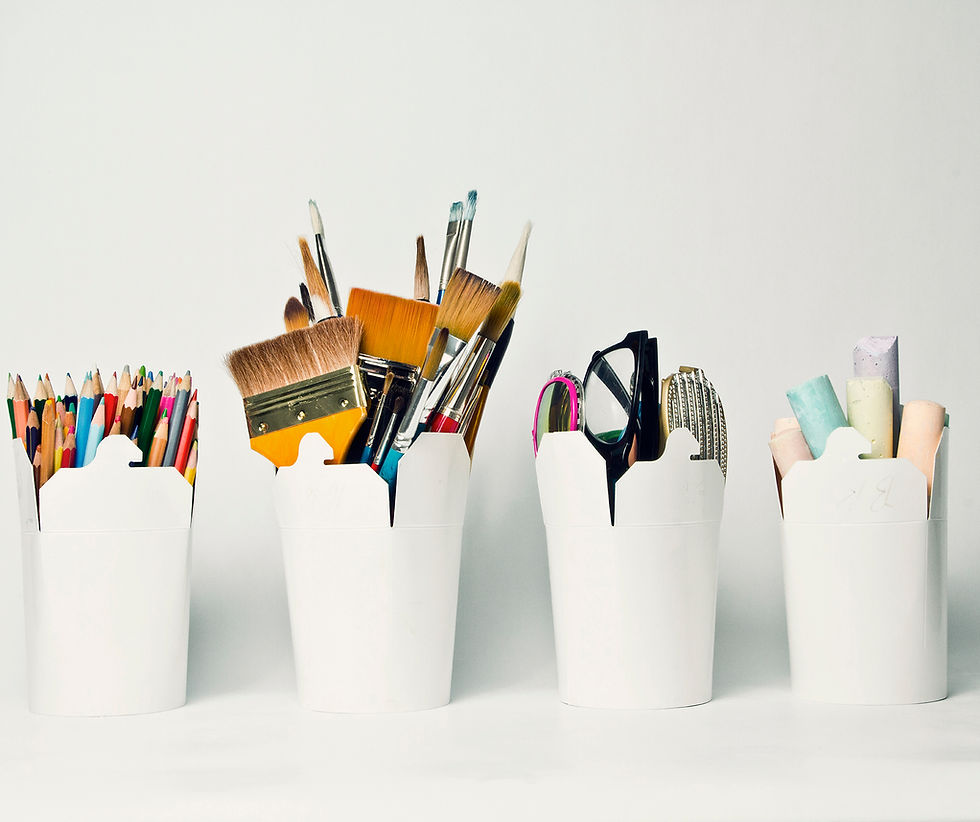 Storage containers for art and craft