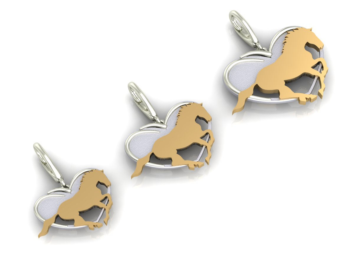 14K White/ Yellow/ Two-Tone Gold Dime Size Logo Earrings