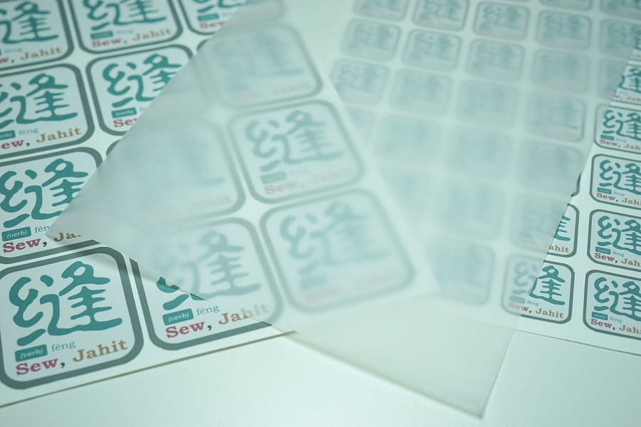 How to remove iron on labels from fabric