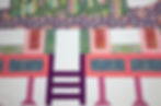 Sew, Jahit Kampung HouseMinagkabau FPP Quilt with Tilda Hometown Fabrics