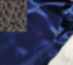 dark blue satin fabric quilt backing