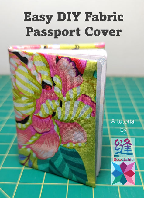 Easy-Peasy Fabric Passport Cover