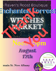 Witches market Ravens Roost Boutique
