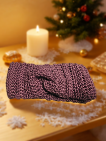 French Lilac-headband/earwarmer