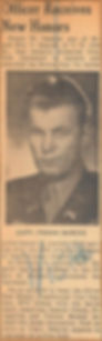 1946 - Article about Demick receiving the Bronze Star