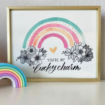 Lucky Charm Watercolor Print