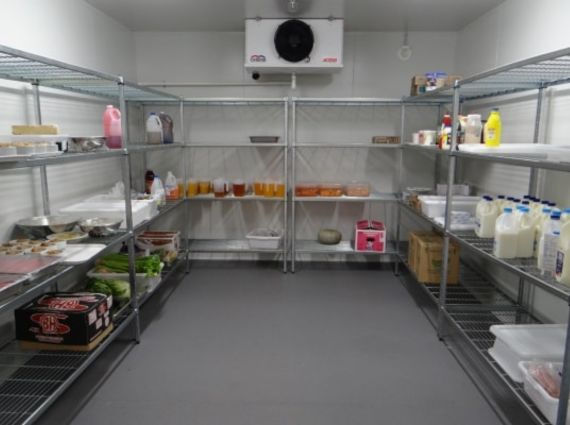 Food bank storage facility.