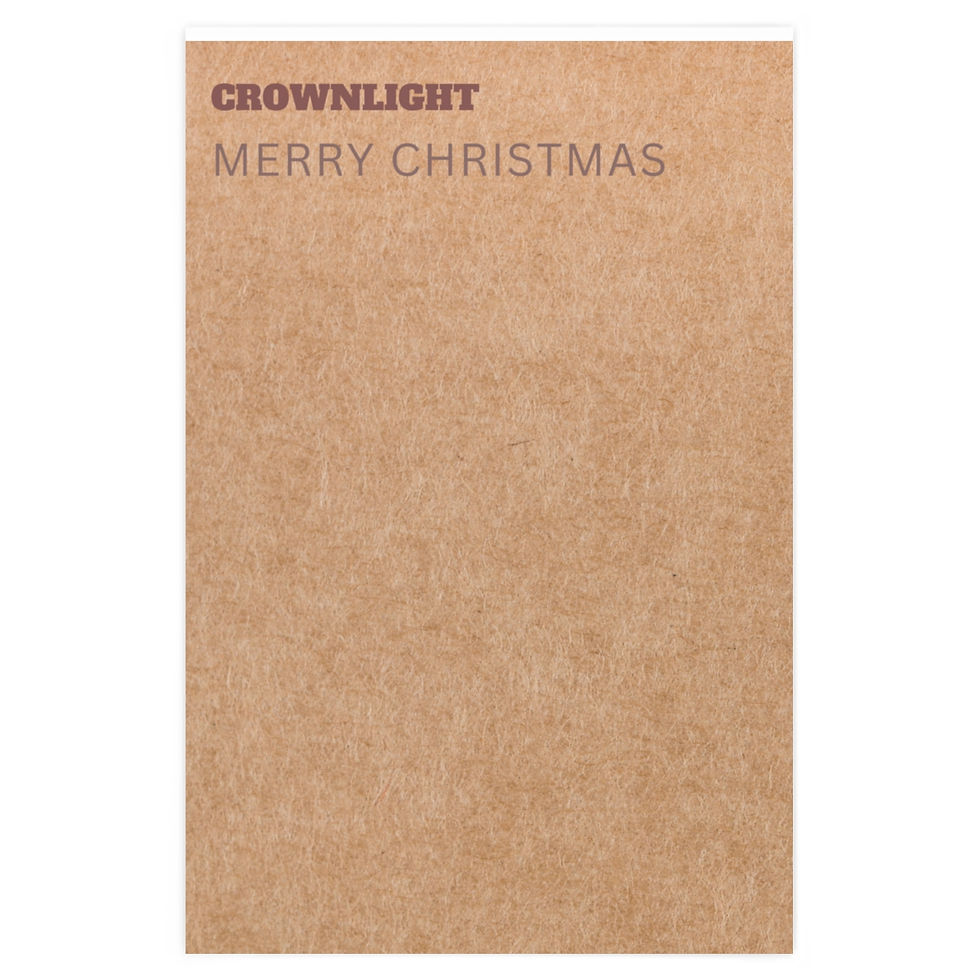 Thumbnail: Crownlight “Merry Christmas” Gift Wrapping Paper 