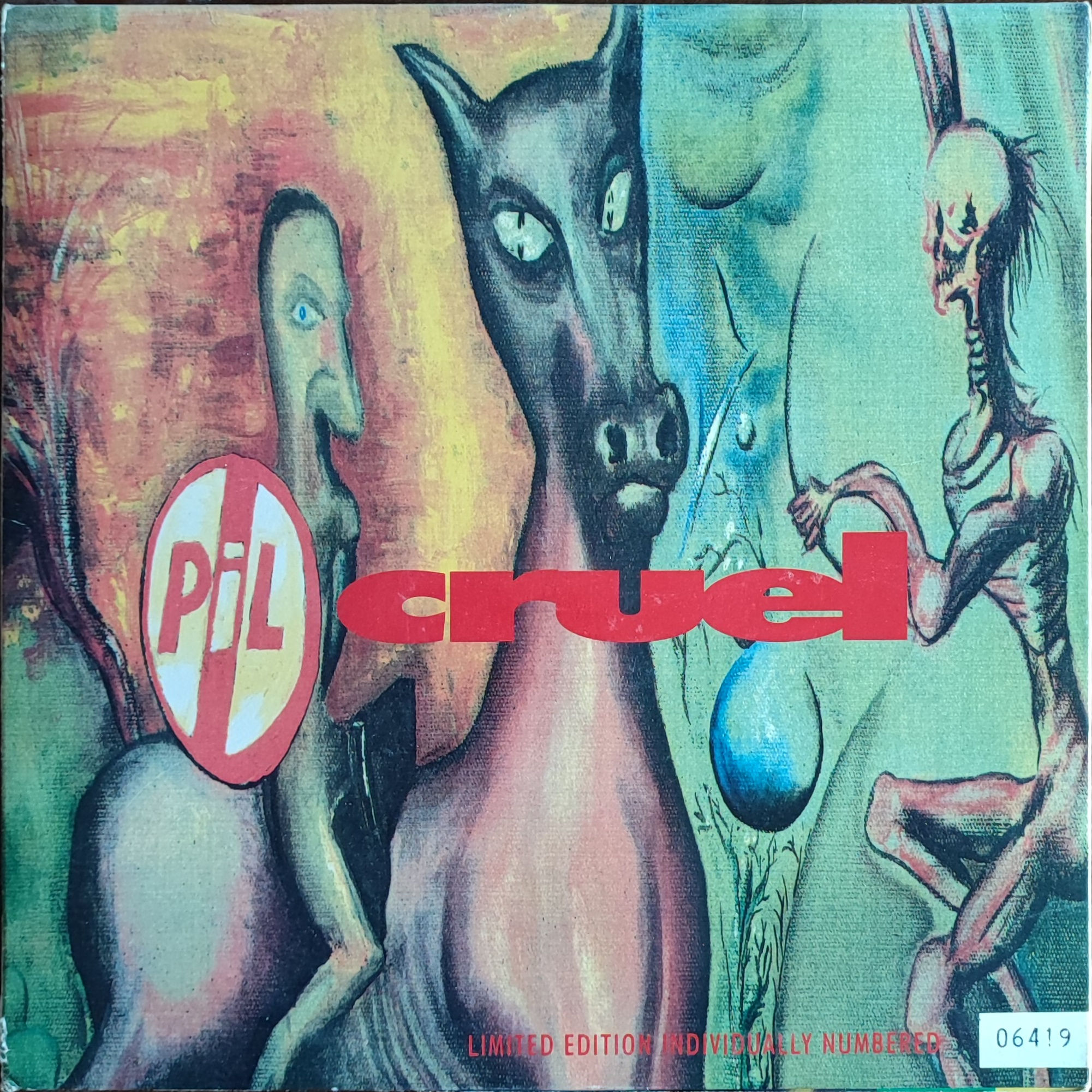 PiL – Cruel - NUMBERED & LIMITED EDITION!