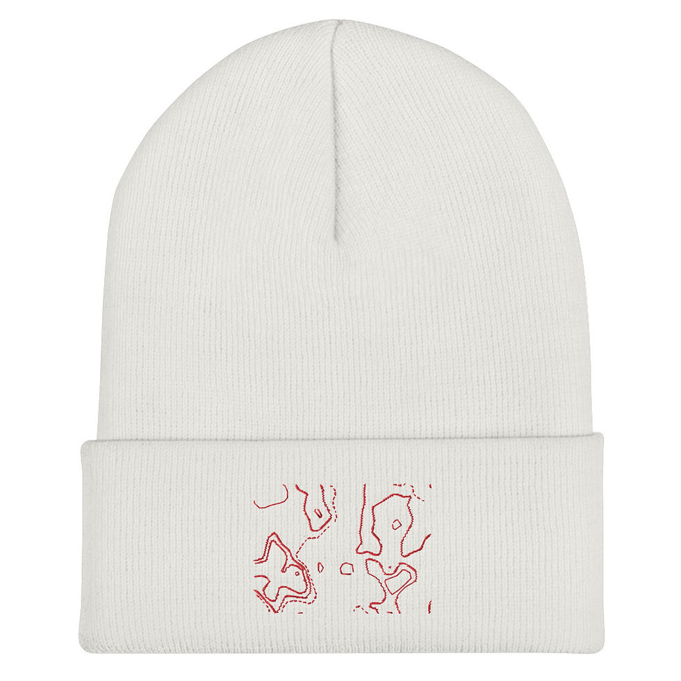 Thumbnail: topographic beanie