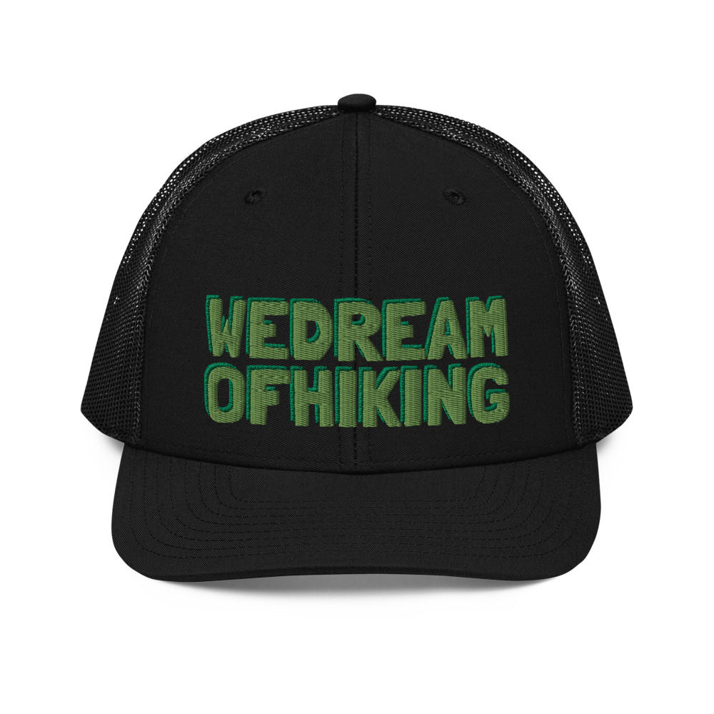 Black/Green Trucker Hat