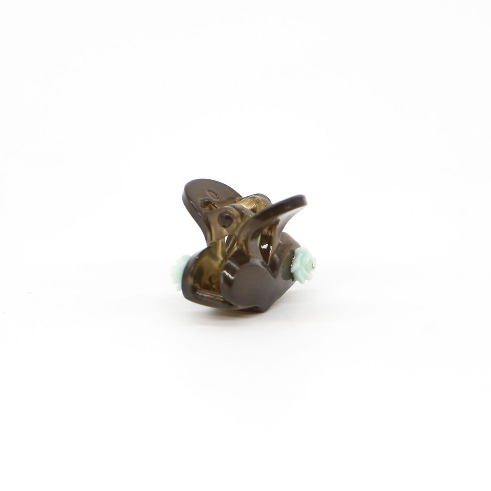 Thumbnail: Mia Jaw Clip with Rose (Mini)