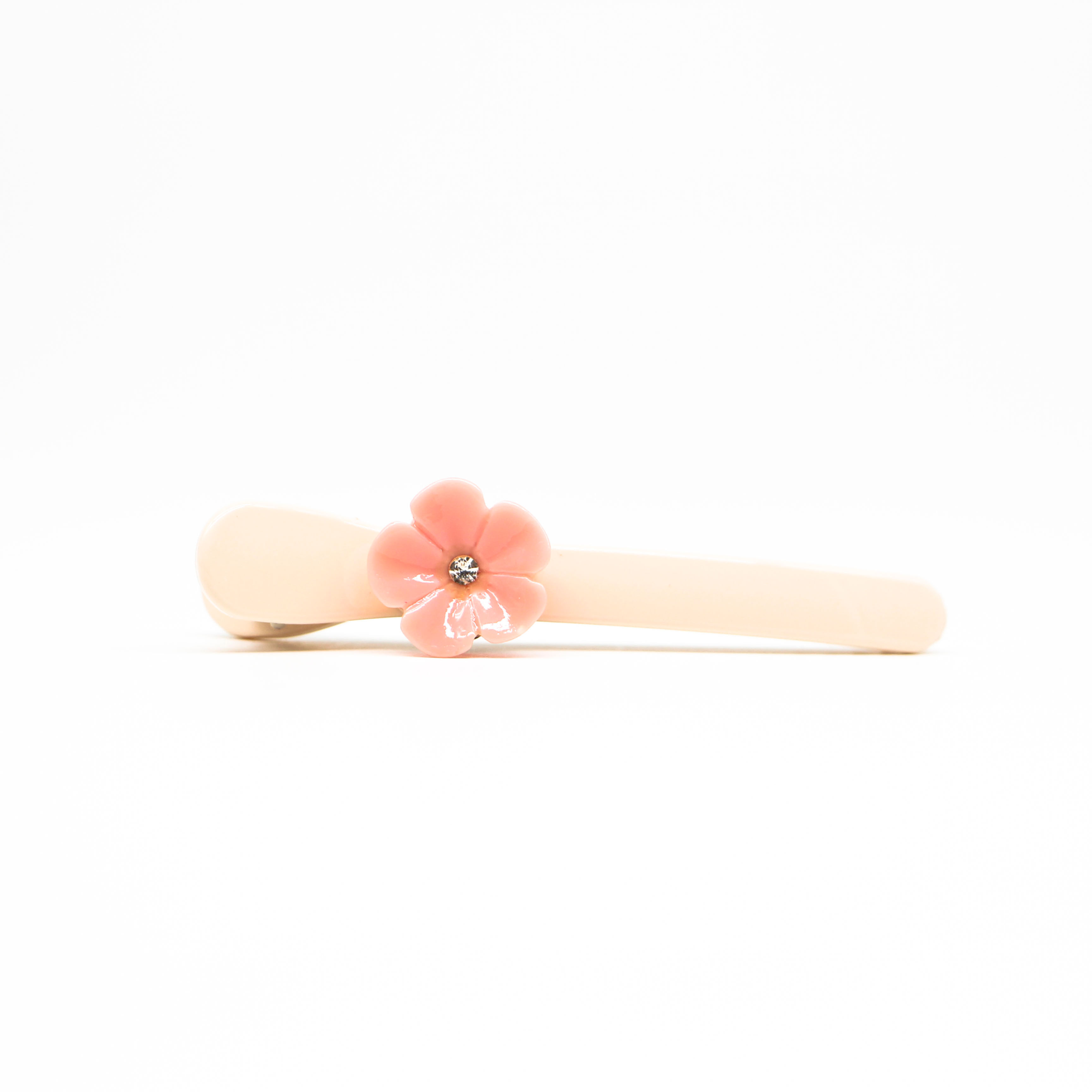 Angela Alligator Clip with Large Cherry Blossom