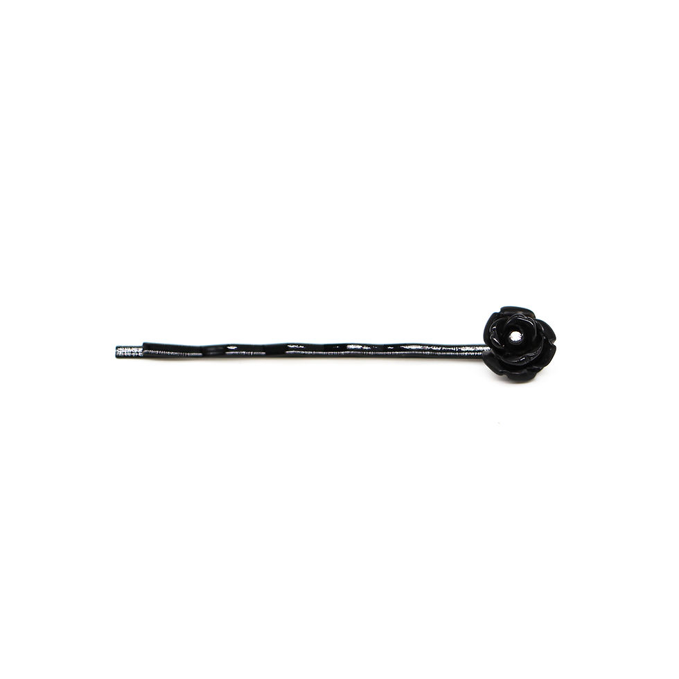 Thumbnail: 9mm Rose Bud Bobby Pin