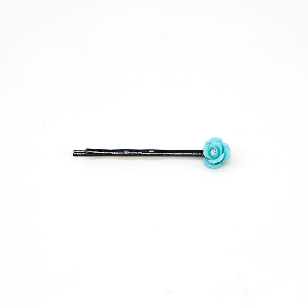 Thumbnail: 5mm Rose Bud Bobby Pin