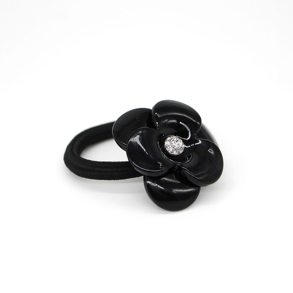 Thumbnail: Hair Tie with Large Camellia