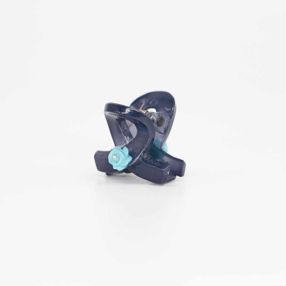 Thumbnail: Aria Jaw Clip with Rose (Mini)