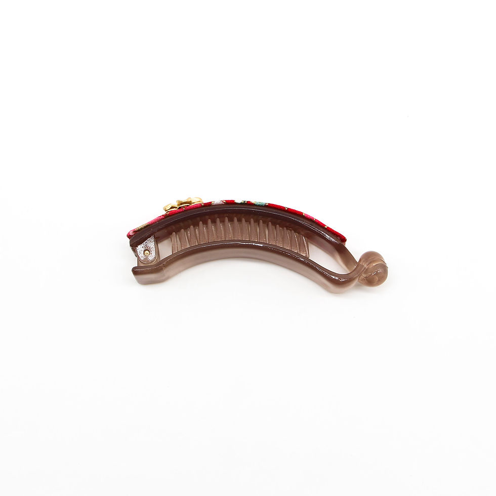 Thumbnail: Haru Collection:  Hazel Hair Clip with Gold-plated Sakura