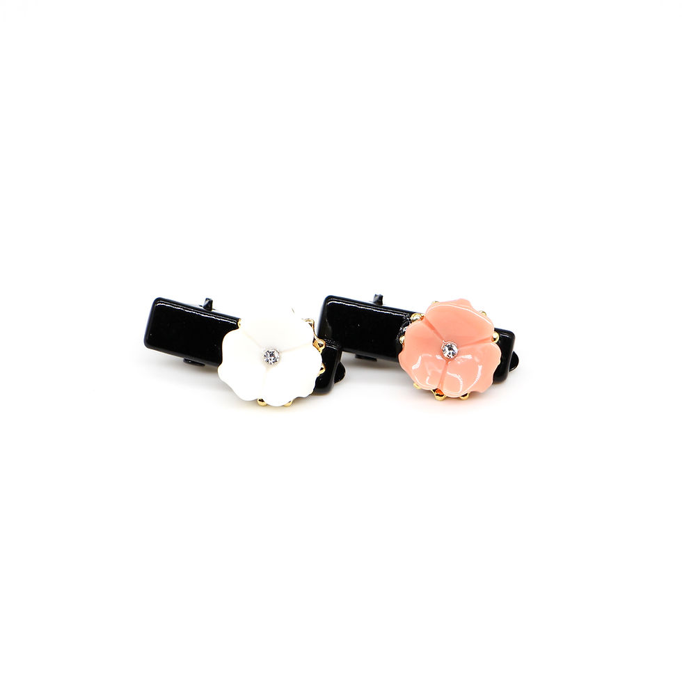 Thumbnail: Joyce Alligator Clip with Petunia