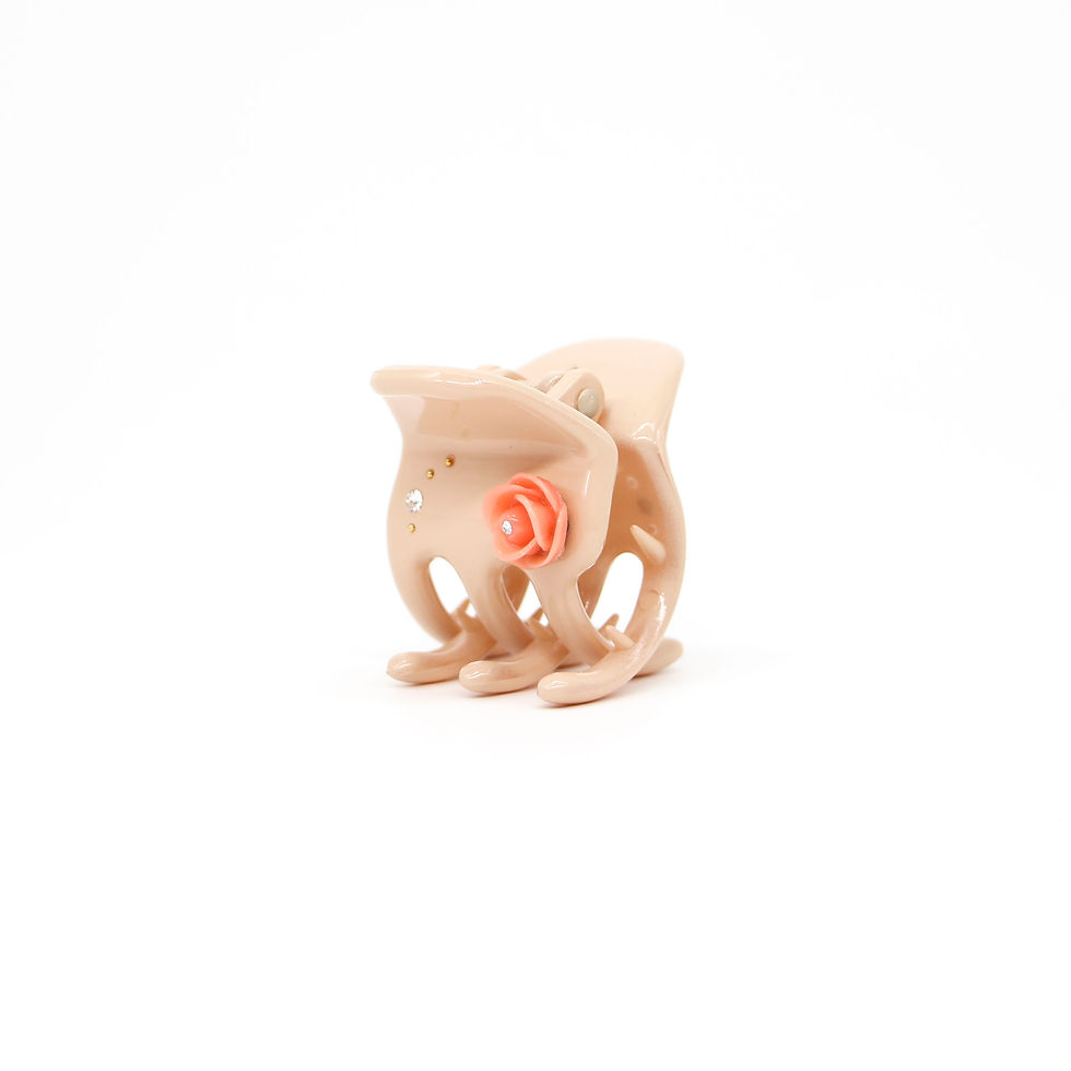 Thumbnail: Brenda Jaw Clip with Crocus (Medium)