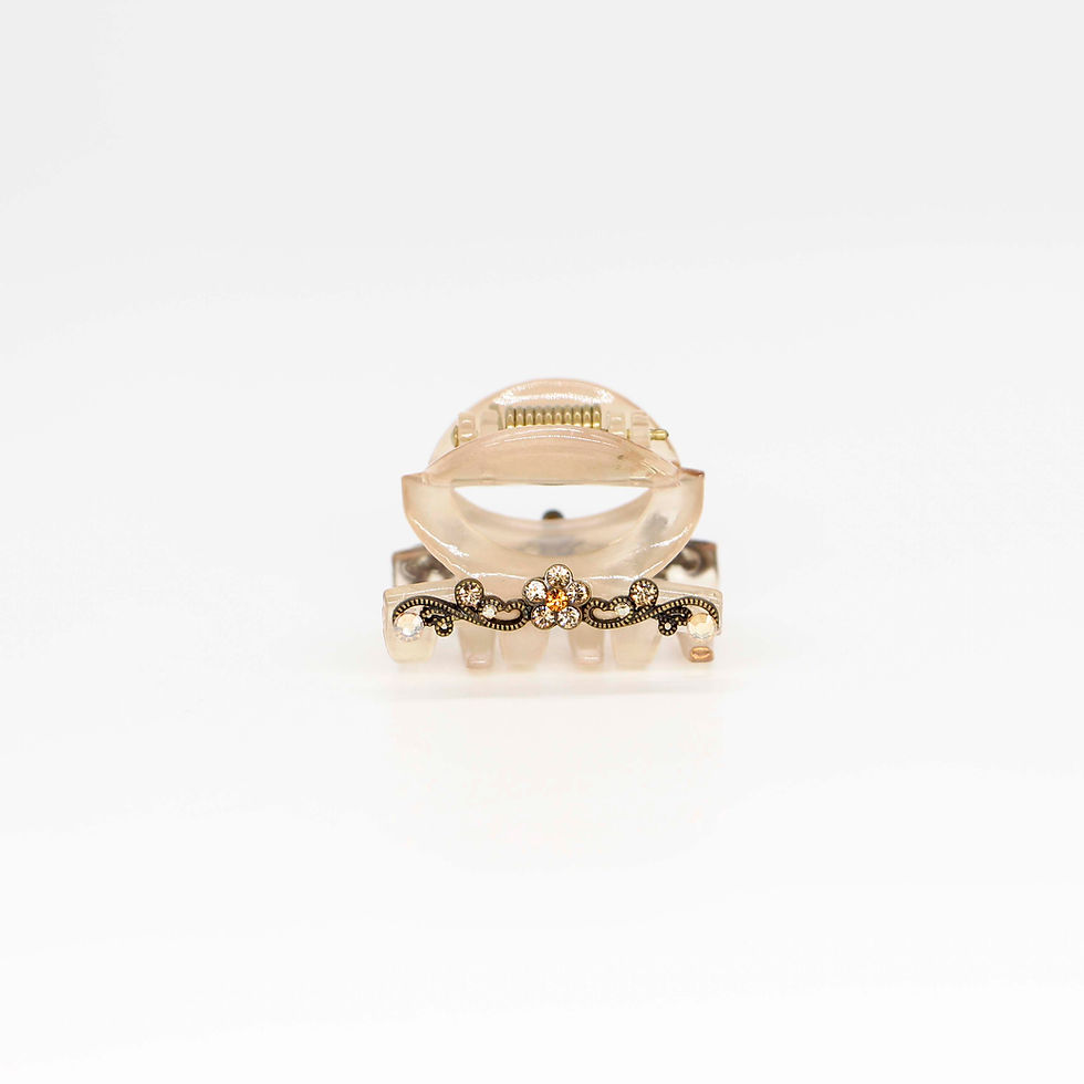 Thumbnail: Alyssa Jaw Clip with Swarovski Crystal (Small)