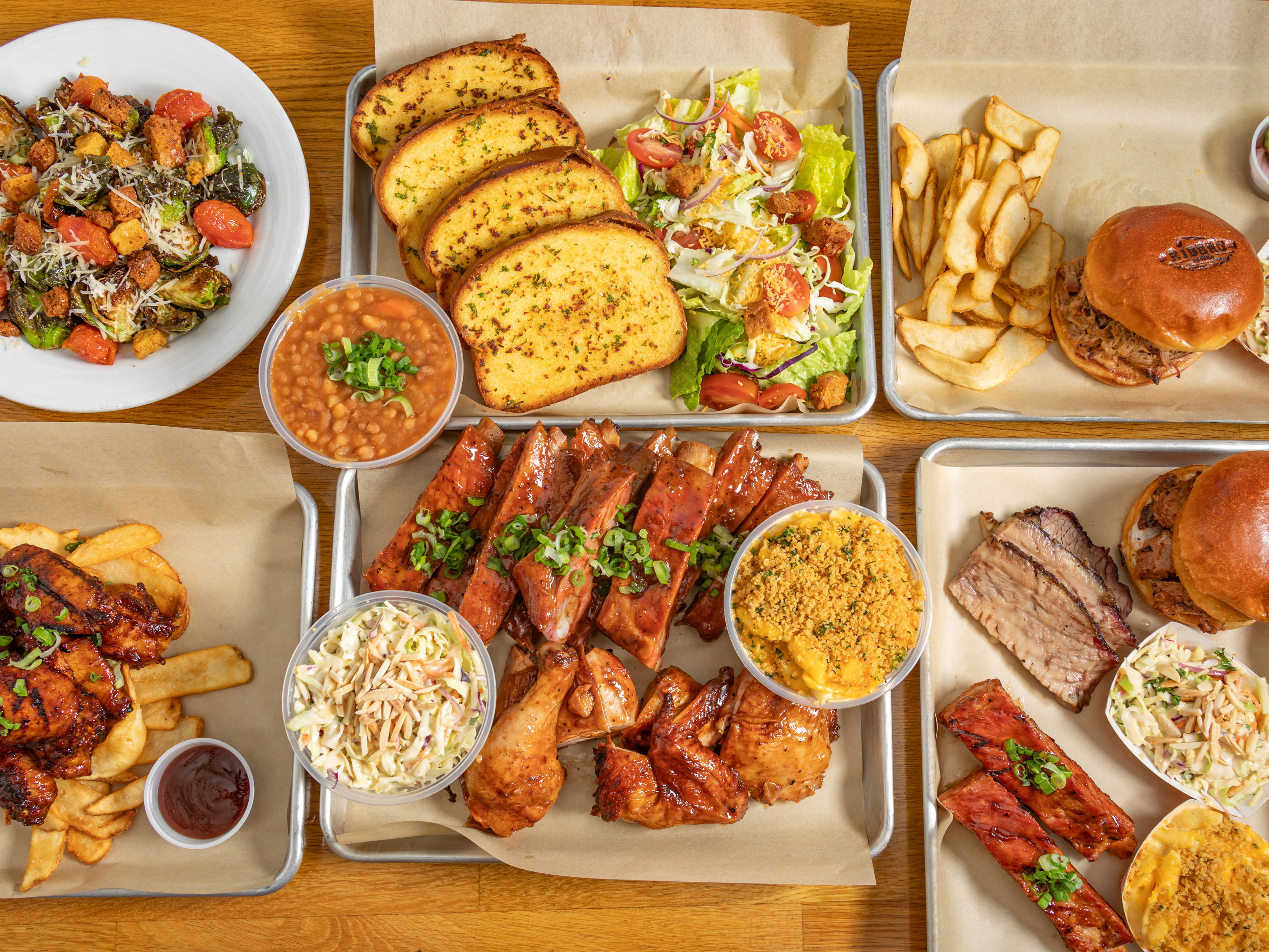 Arranged Food and Objects