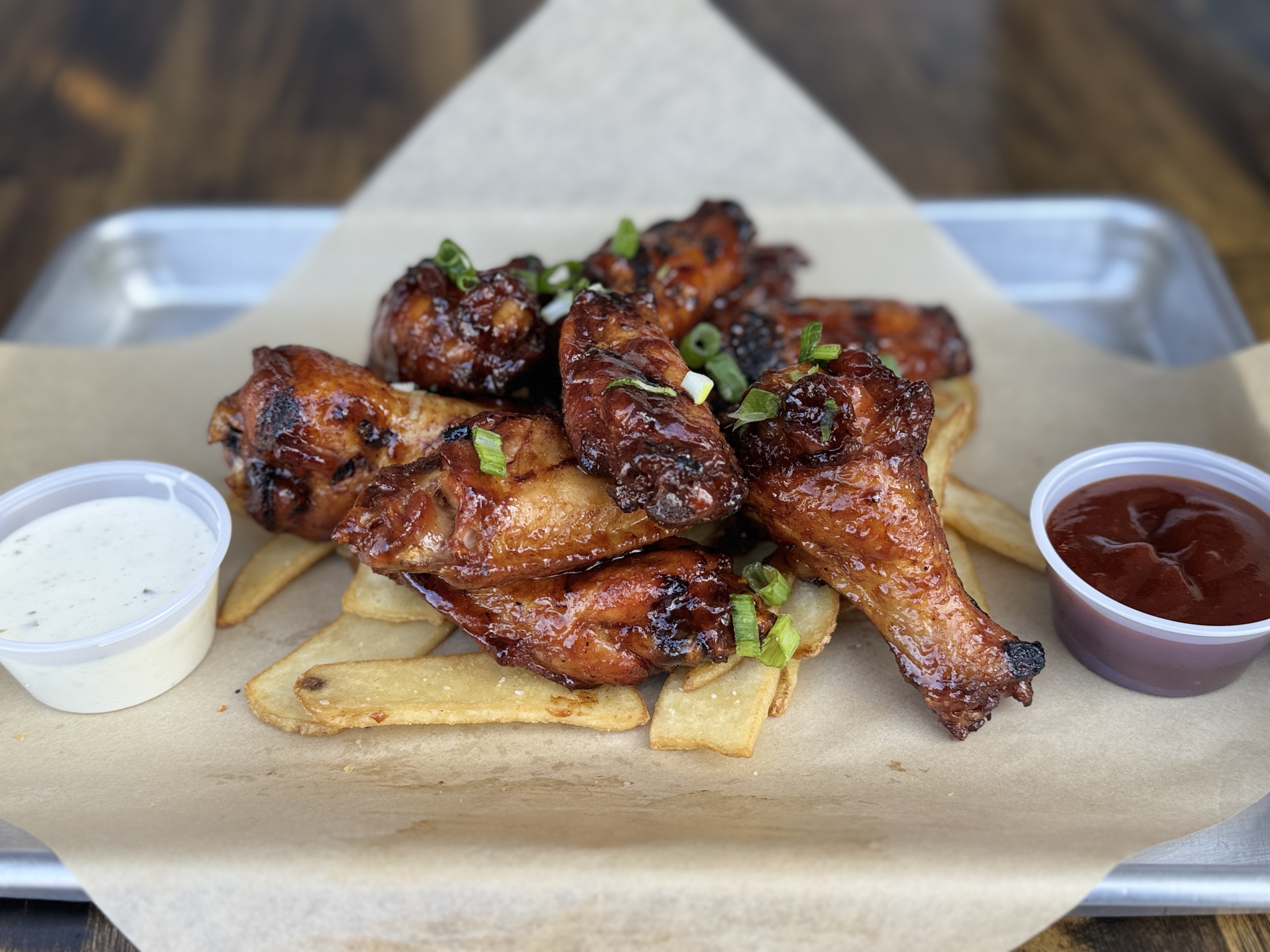 Arranged Food and Objects