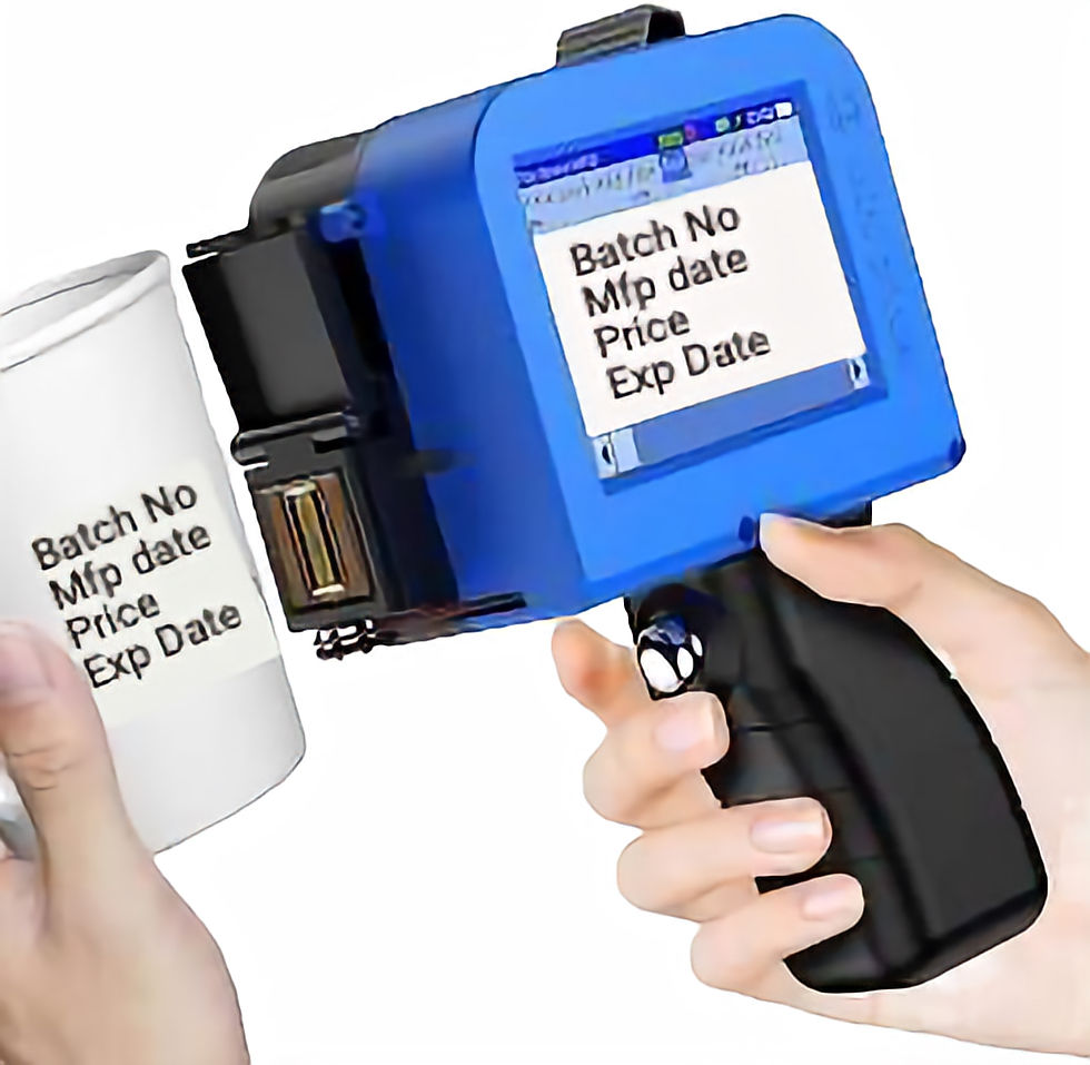 Thumbnail: MINI HANDHELD  INKJET PRINTER WITH INK CARTRIDGE