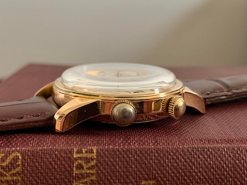 Thumbnail: 1950’s Angelus Date Alarm Wristwatch