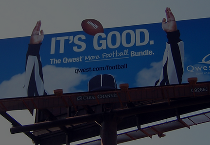 Qwest Football Billboard