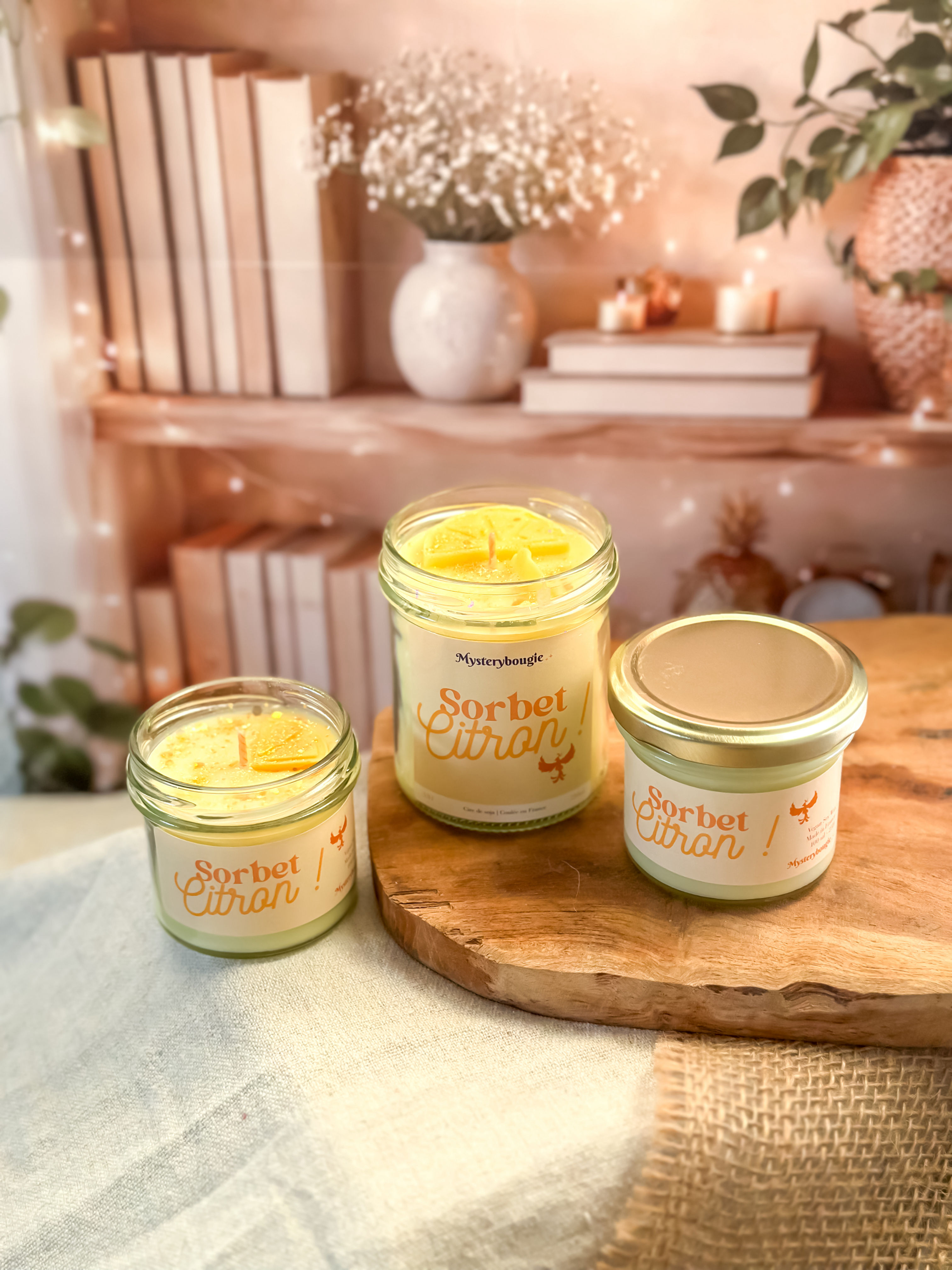 Bougie "Sorbet citron !" - Agrumes